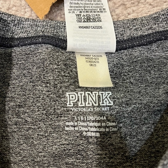 PINK Victoria's Secret Cropped Long Sleeve Top - Picture 4 of 9
